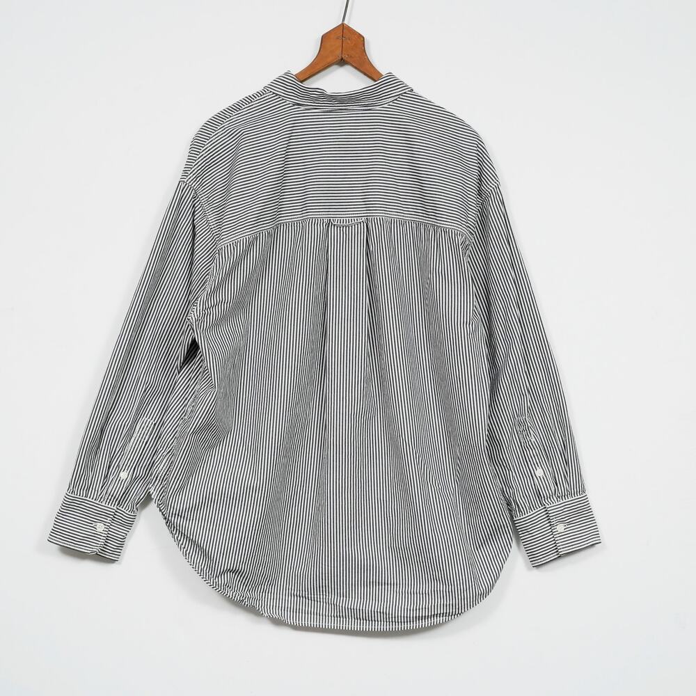 J.Crew x The New Yorker Étienne Striped Shirt Oversized M Boxy - Picture 5 of 11